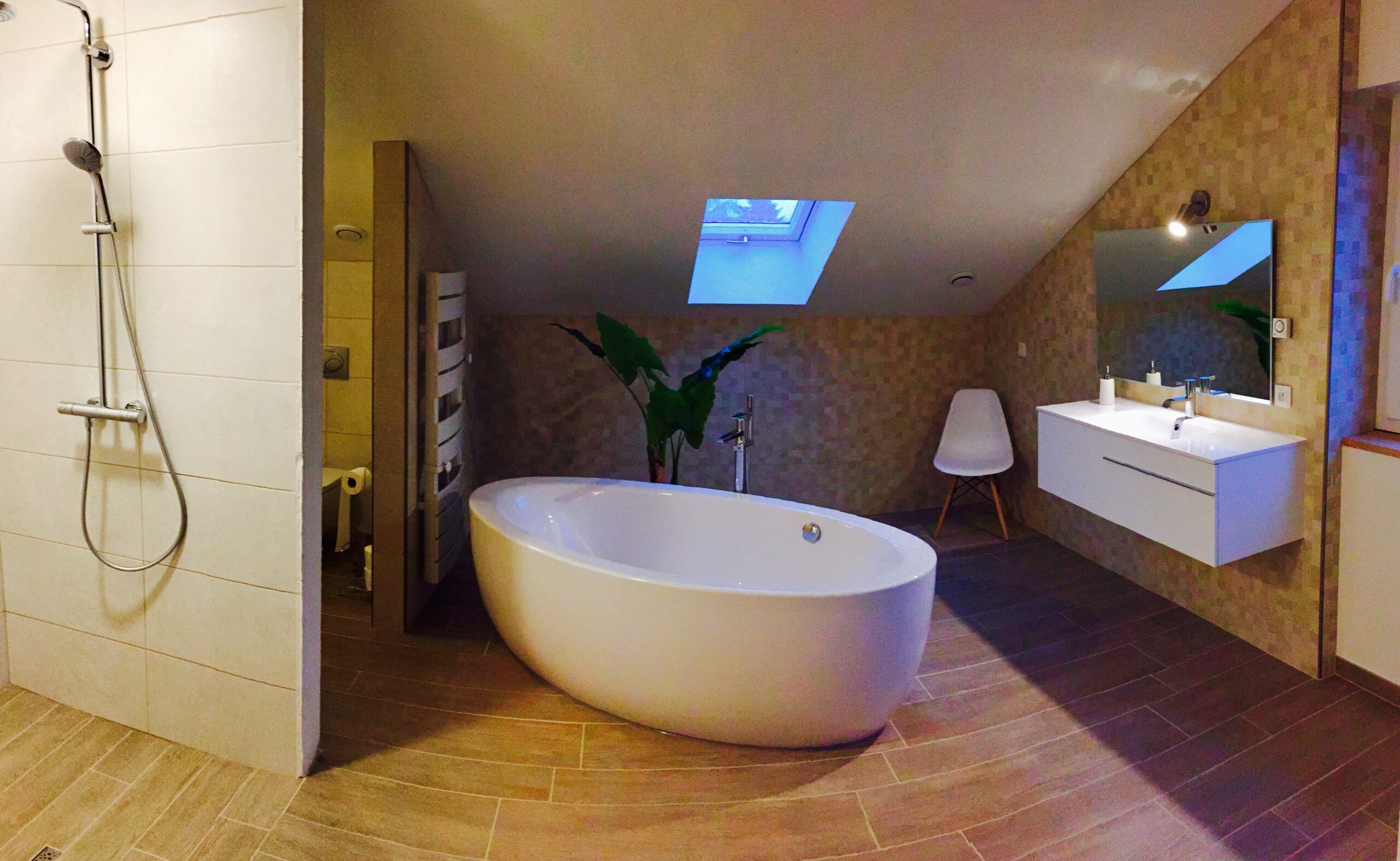 Luxury exterior view of Chalet AzurEstia nestled in the scenic Vosges mountains