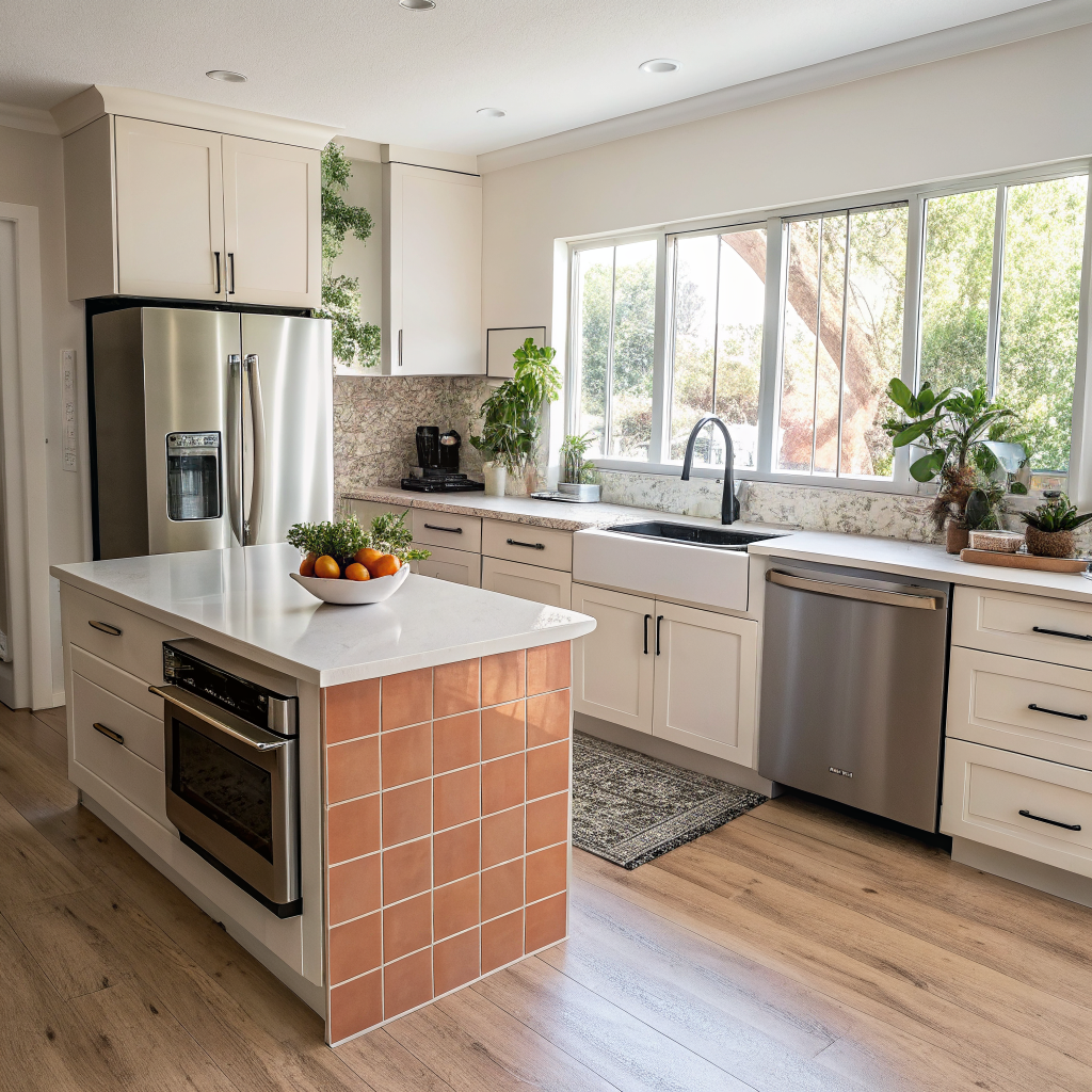 Fully equipped modern gourmet kitchen