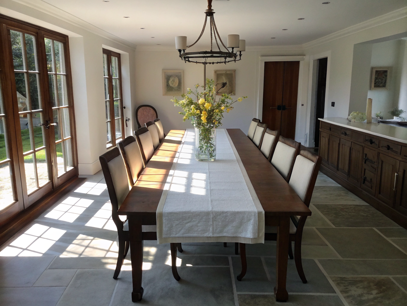 Morning Light bathing the dining area