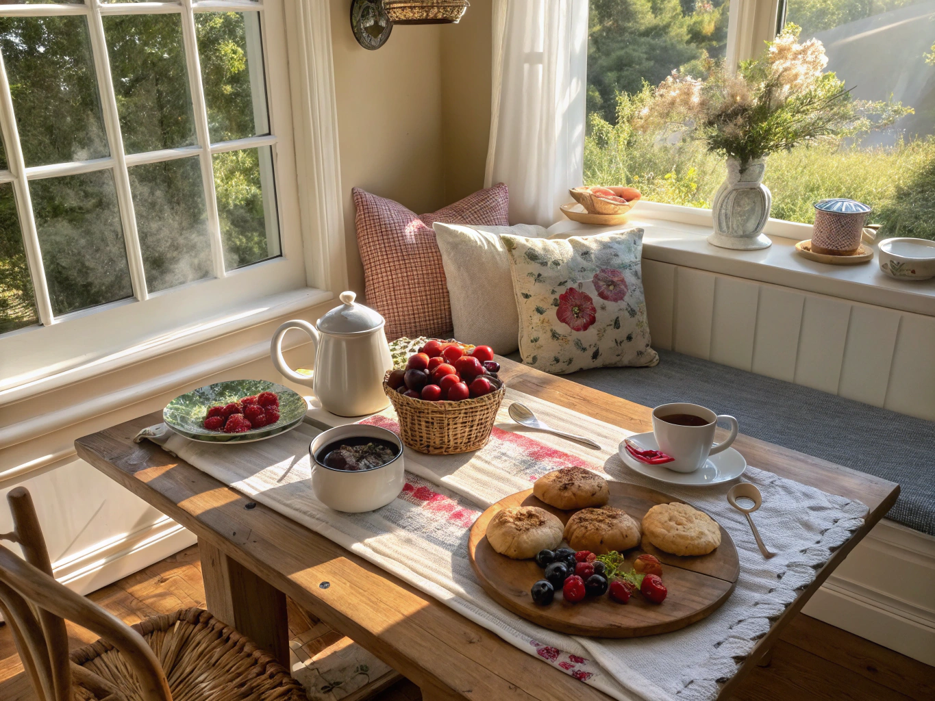 Sun-drenched Breakfast Nook