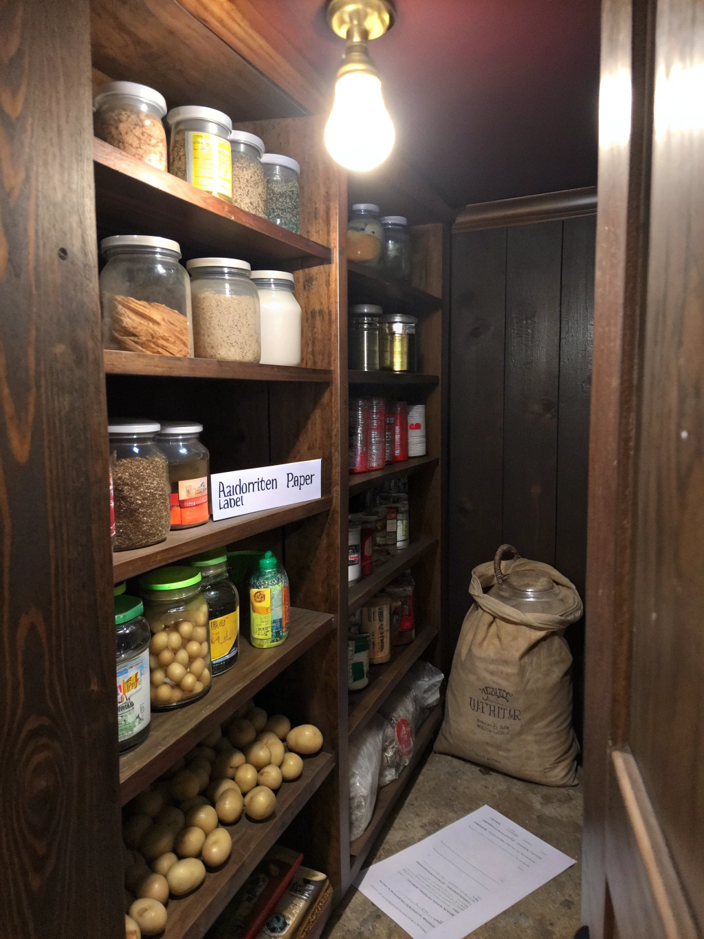 Gourmet Pantry with artisanal storage
